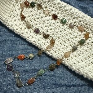 Multi-Gem and Crystal Necklace